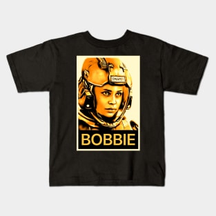 Gold Bobbie Poster for Screaming Firehawks Kids T-Shirt